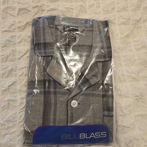 Men’s Pajamas – NWT (Bill Blass) – Size Large, Grey/Tan Plaid